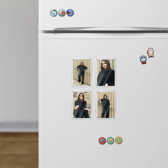 مگنت شیشه‌ای 7x10 (پک 4 تایی)