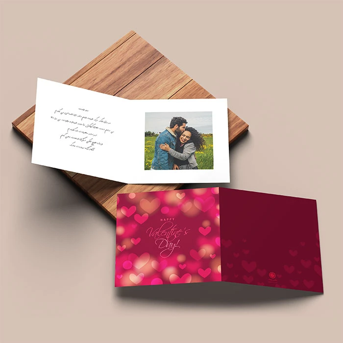 کارت پستال عاشقانه ولنتاین رویایی