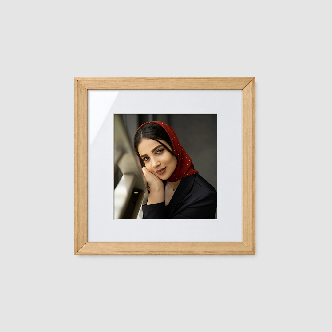 قاب عکس چوبی شیبدار مدل روسی (بدون عکس)